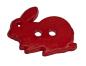 Preview: Kids button as a rabbit in red 18 mm 0,71 inch